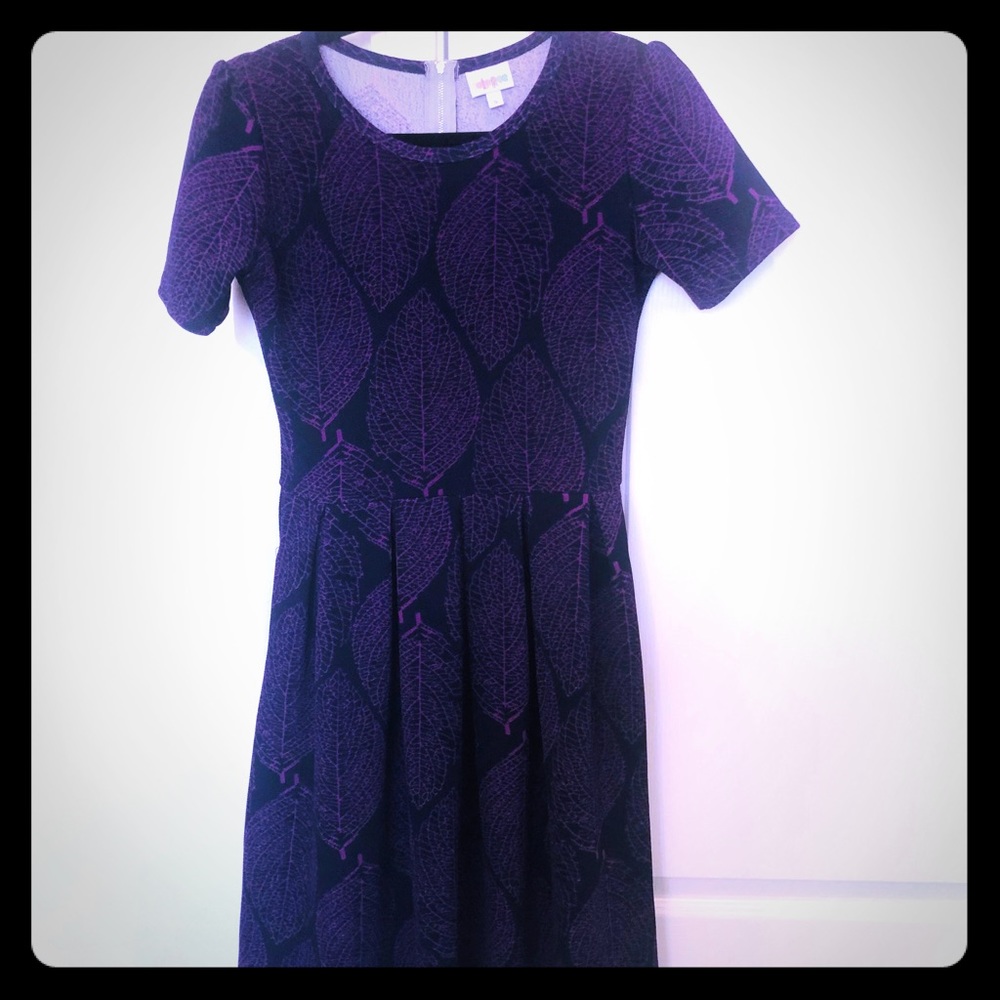 LulaRoe empire waist shortsleeved dress